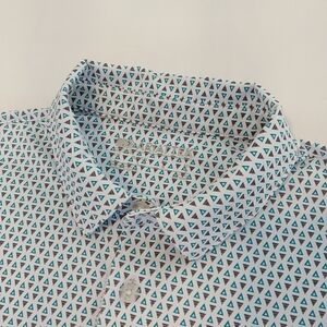 Ariat Men's Geometric Triangle Print Performance Golf Polo Shirt